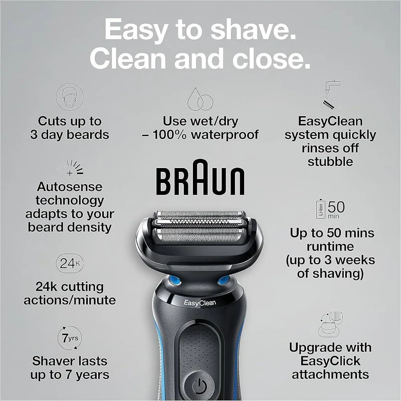 ریش تراش براون سری 5 مدل 50M1000s